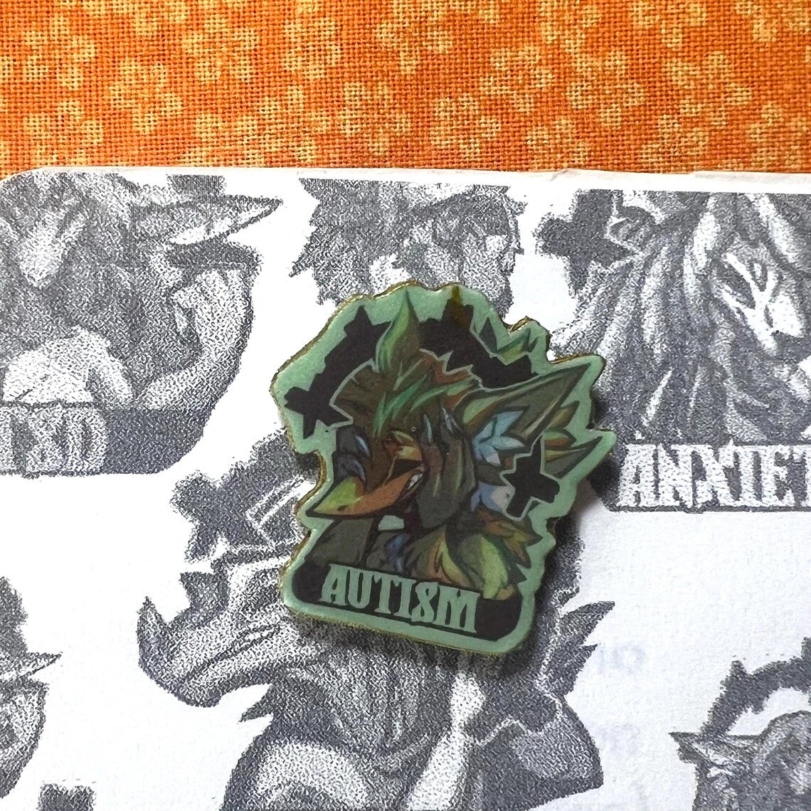 TINY Neurospicy Pin  1.25in | 3cm