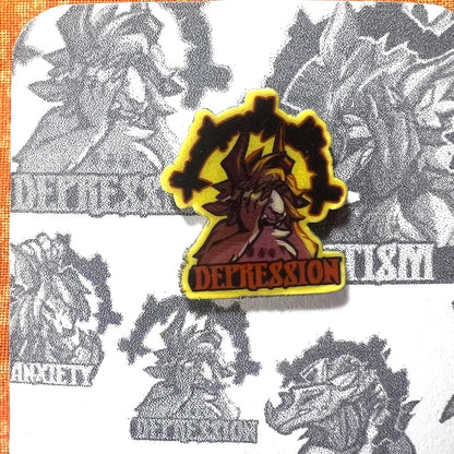 TINY Neurospicy Pin  1.25in | 3cm