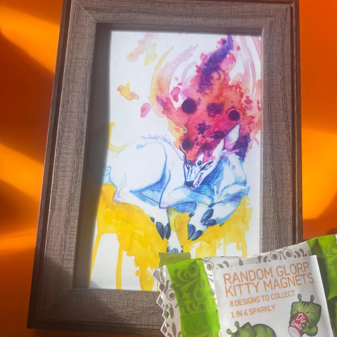 Vibrant Feeling / Feral Deer glossy art print - small