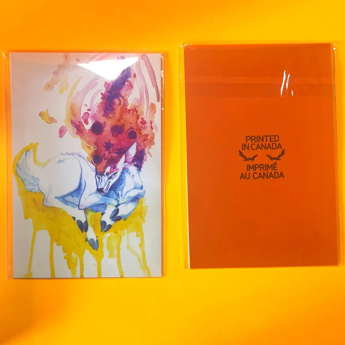 Vibrant Feeling / Feral Deer glossy art print - small