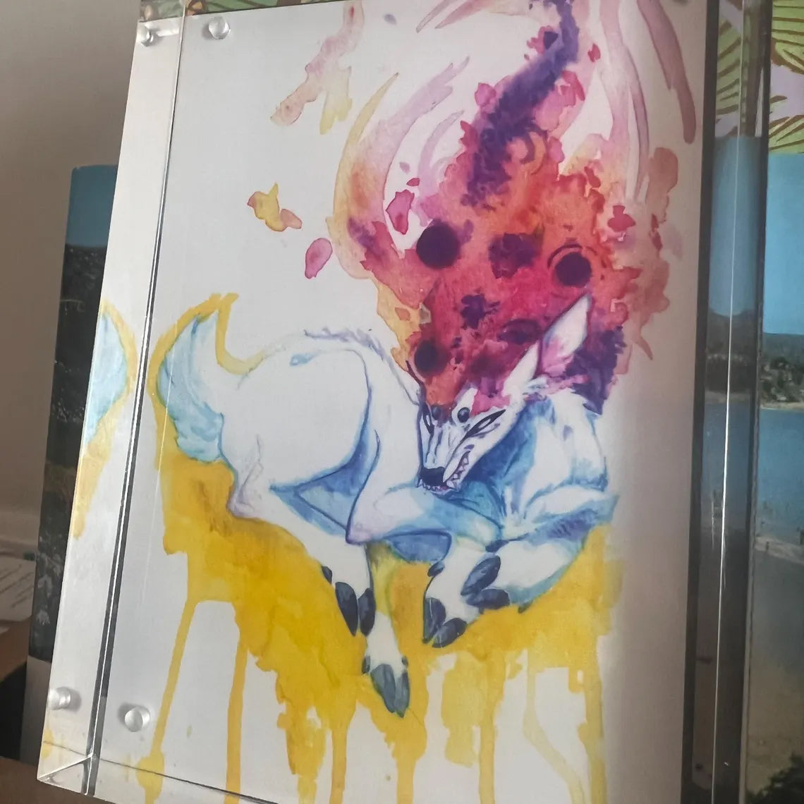 Vibrant Feeling / Feral Deer glossy art print - small