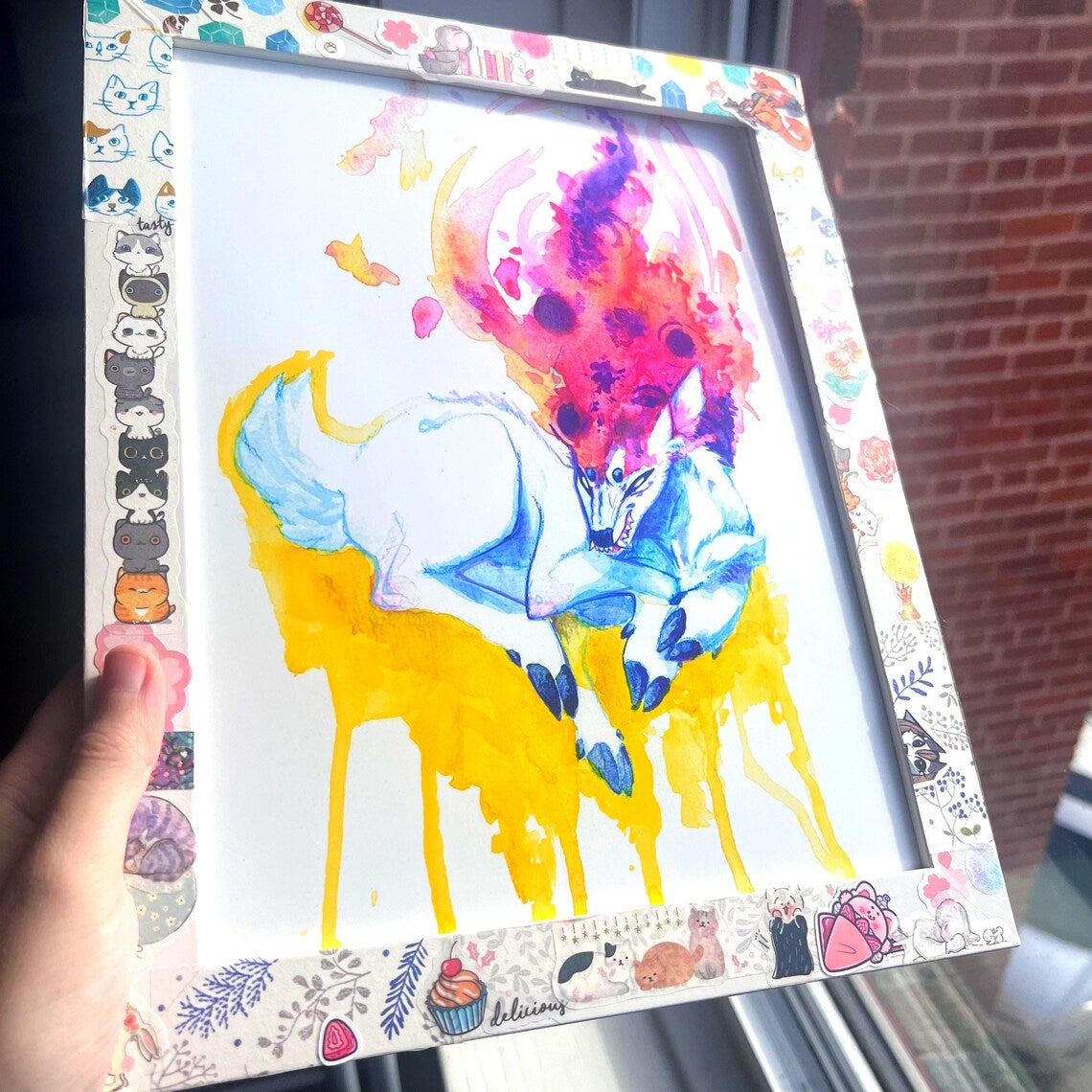 Vibrant Feeling / Feral Deer glossy art print - big