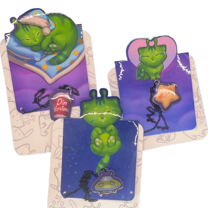 Magnetic Bookmark With a Kitty Glossy 6in | 15 cm