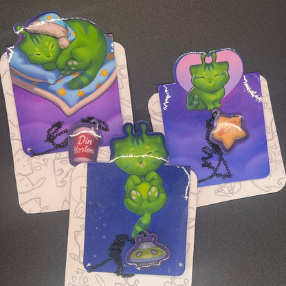 Magnetic Bookmark With a Kitty Glossy 6in | 15 cm