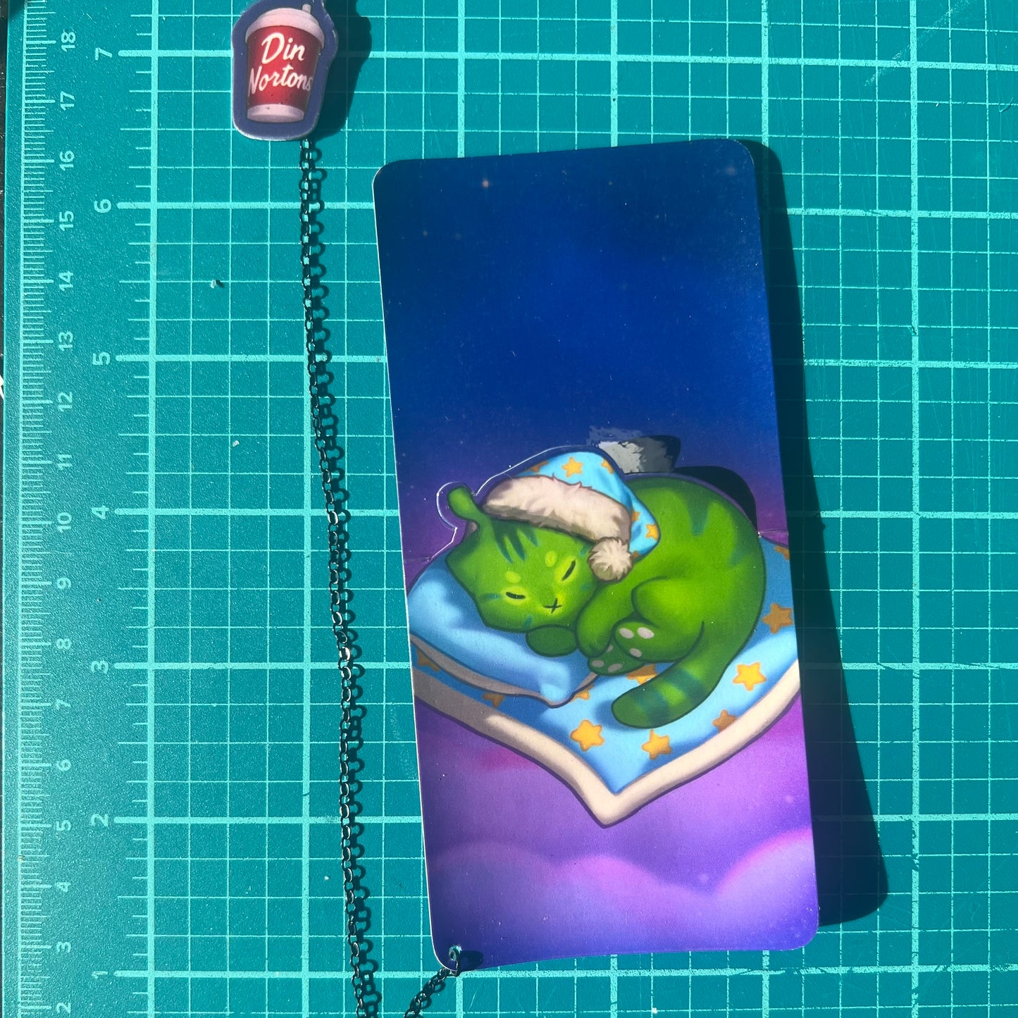 Magnetic Bookmark With a Kitty Glossy 6in | 15 cm