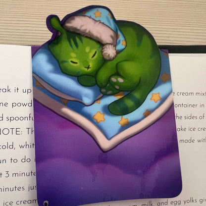 Magnetic Bookmark With a Kitty Glossy 6in | 15 cm