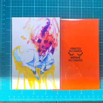 Vibrant Feeling / Feral Deer glossy art print - small