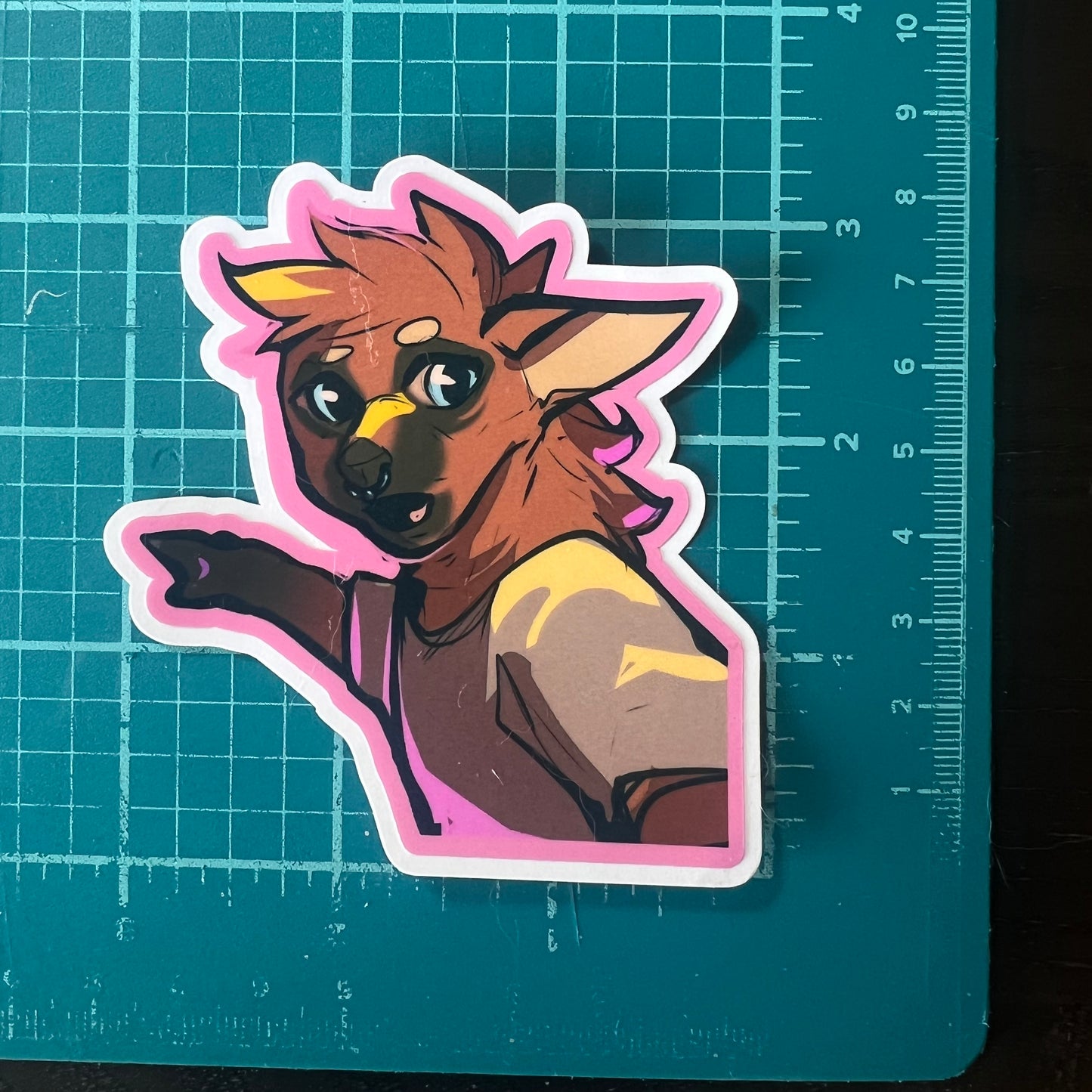 Wojack glossy sticker 3in|7cm