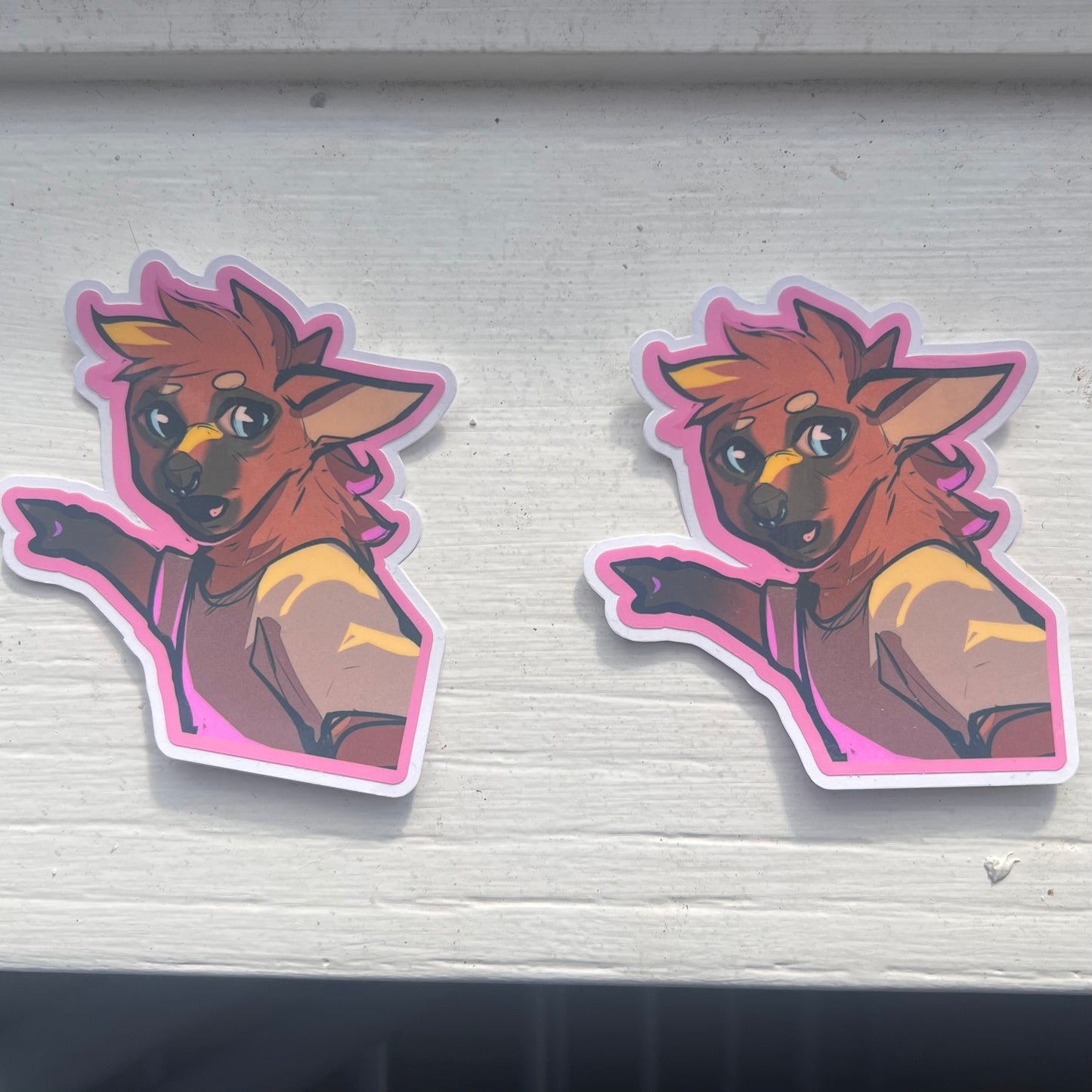 Wojack glossy sticker 3in|7cm