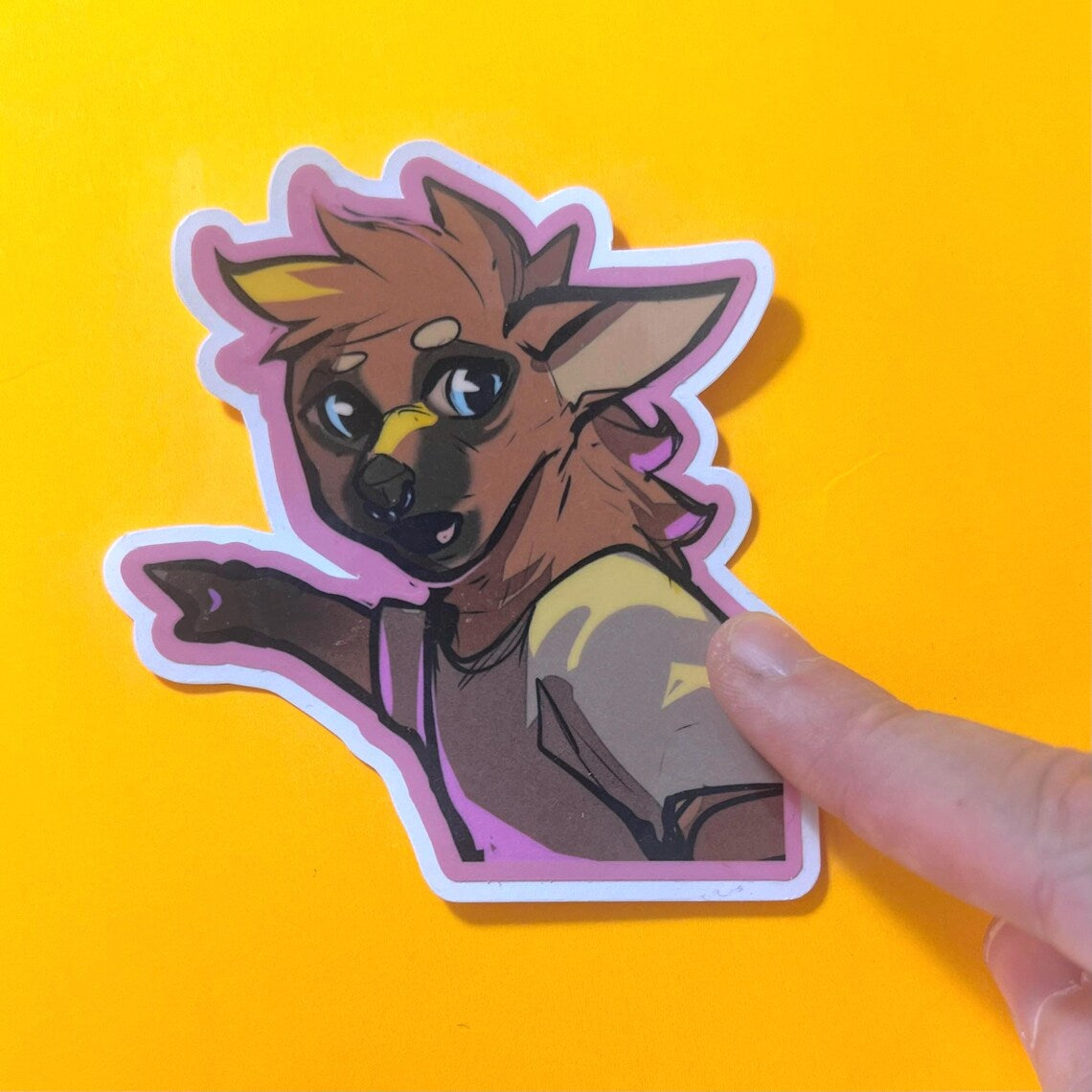 Wojack glossy sticker 3in|7cm