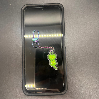 Small Alienkitty Glorp Keychain 1.5in | 3cm