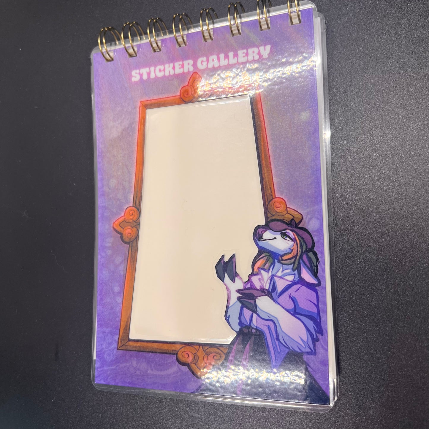 Reusable stickerbook on coils - Gift for decal lovers 4x6 in || 10x15 cm|| A6