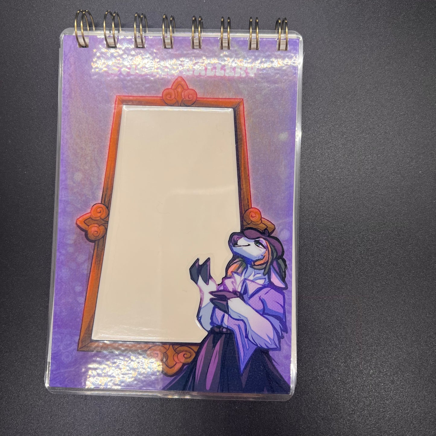 Reusable stickerbook on coils - Gift for decal lovers 4x6 in || 10x15 cm|| A6