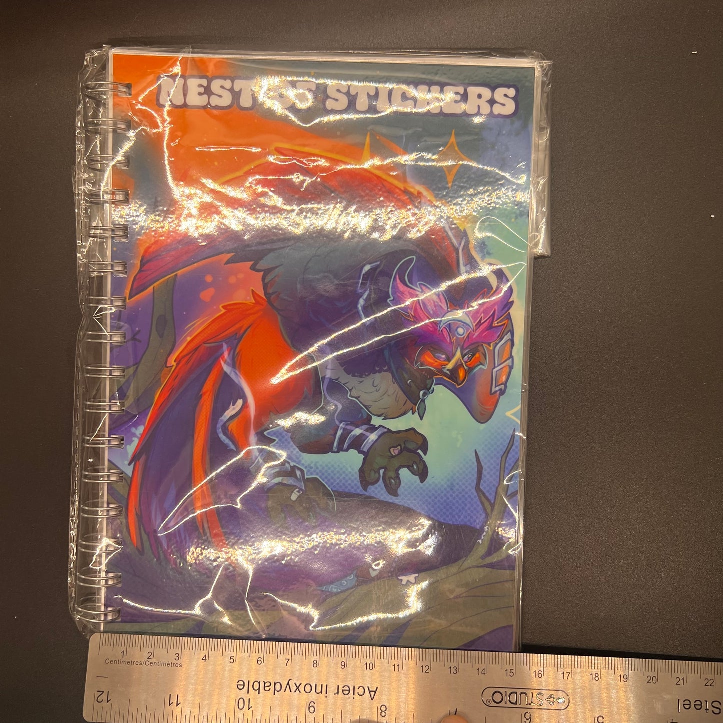 Reusable stickerbook on coils 6x8 in || 14x21 cm|| A5