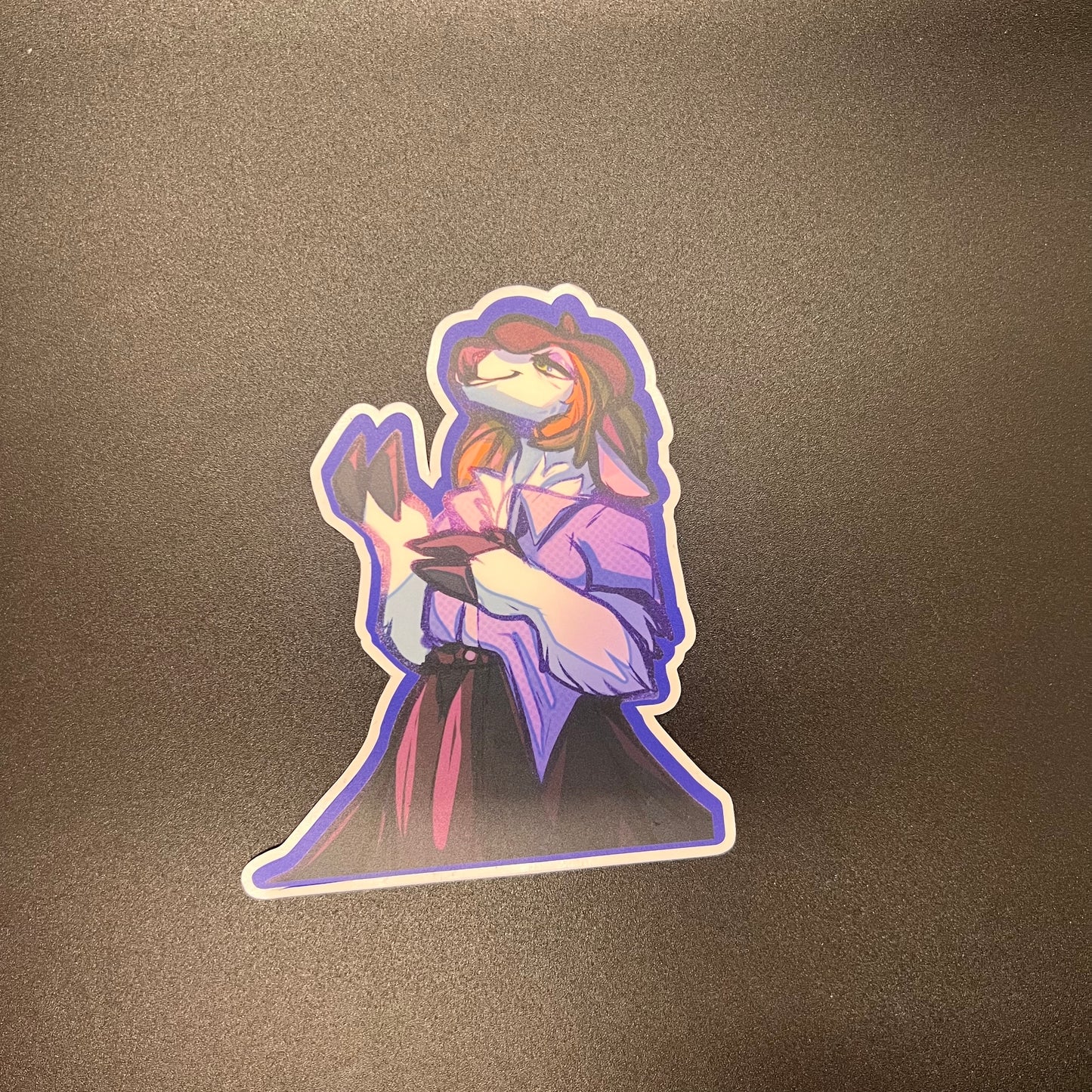 Furry DeerGoat Matte Vinyl Sticker 4inch | 10cm