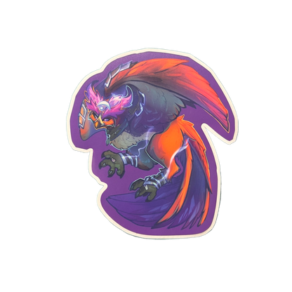 Arcdruid Owl Vinyl Matte Sticker 4inch | 10cm