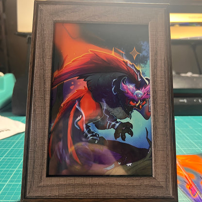 Owl archdruid glossy art print - small