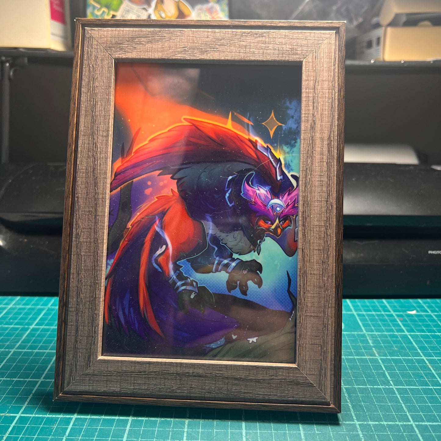 Owl archdruid glossy art print - small