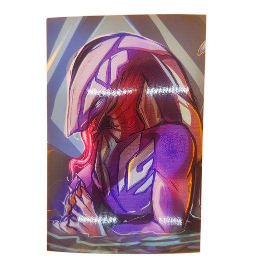 Khanivore Portrait glossy art print  - small