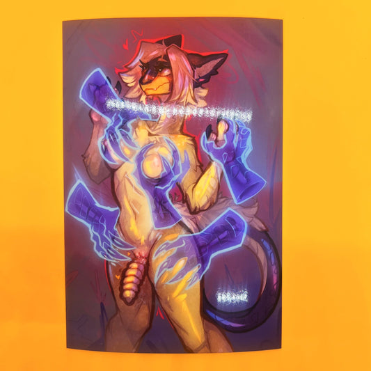 Grabby Ghost Hands Tori Nightstalker glossy art print  - small