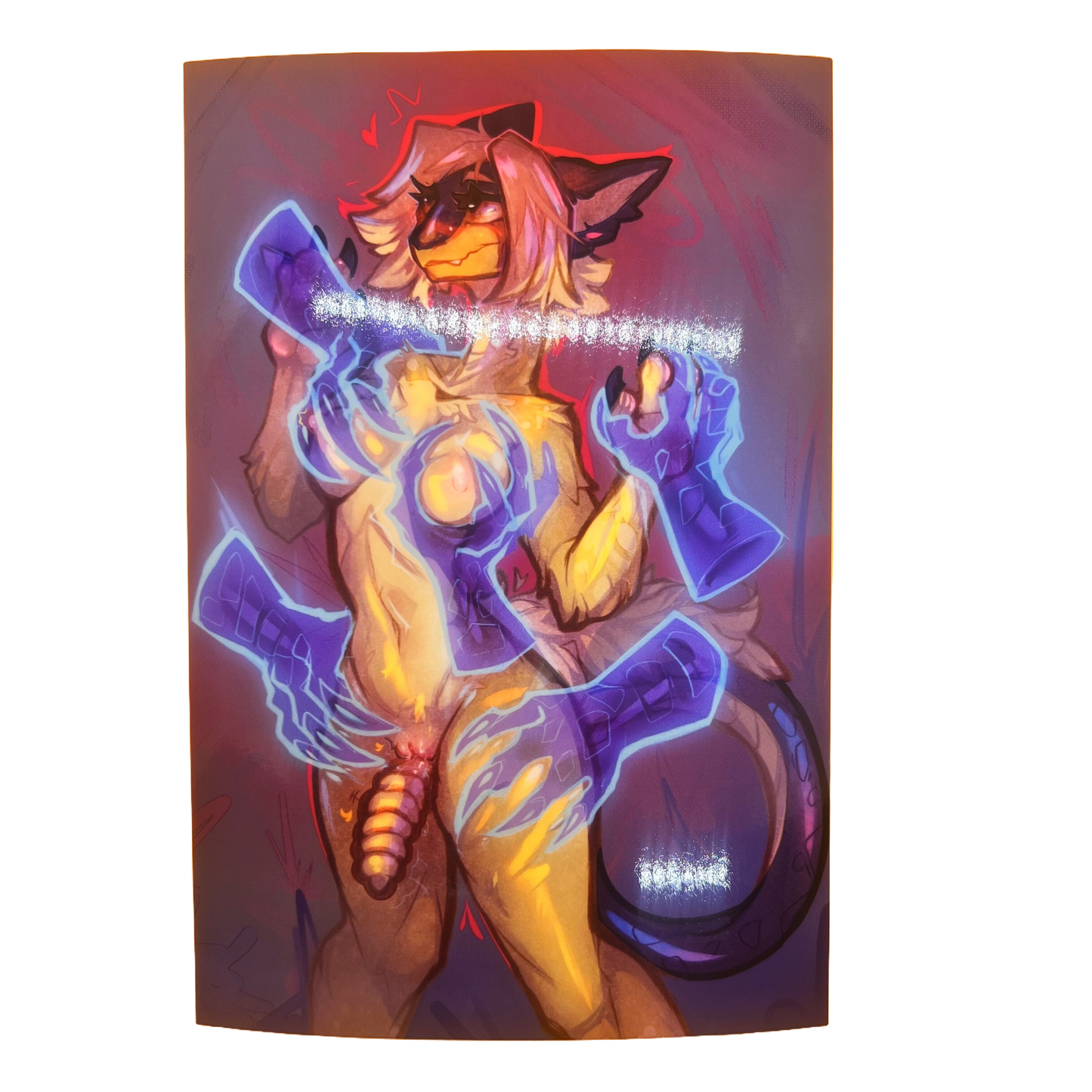 Grabby Ghost Hands Tori Nightstalker glossy art print  - small