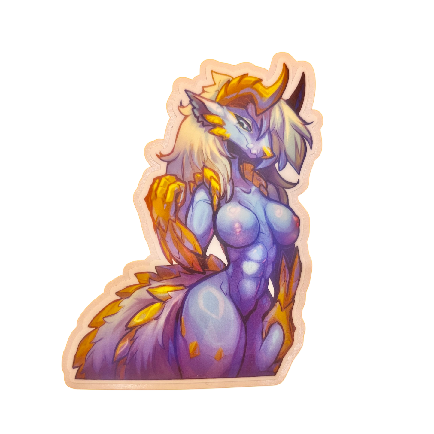 Zinny Zinogre booba sticker matte  4in || 10cm