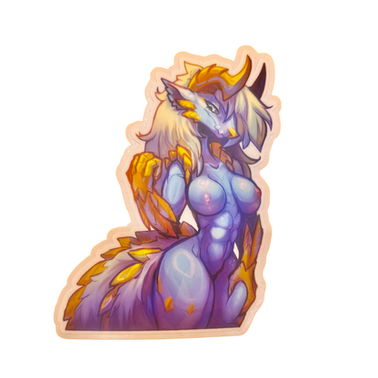 Zinny Zinogre booba sticker matte  4in || 10cm