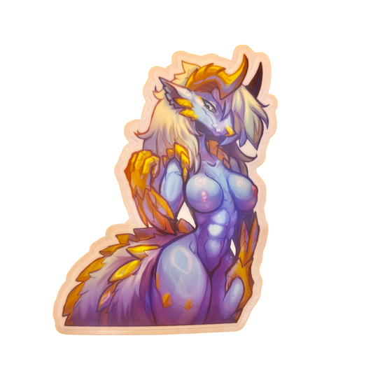 Zinny Zinogre booba sticker matte  4in || 10cm