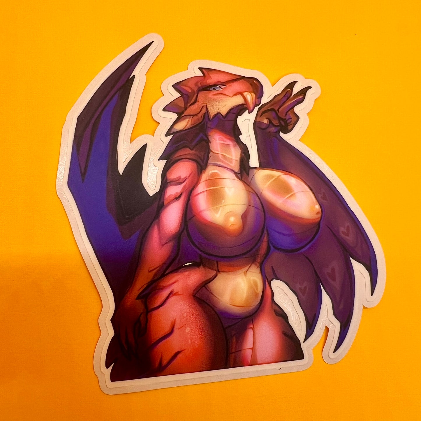 Rath pink booba matte sticker 4in || 10cm