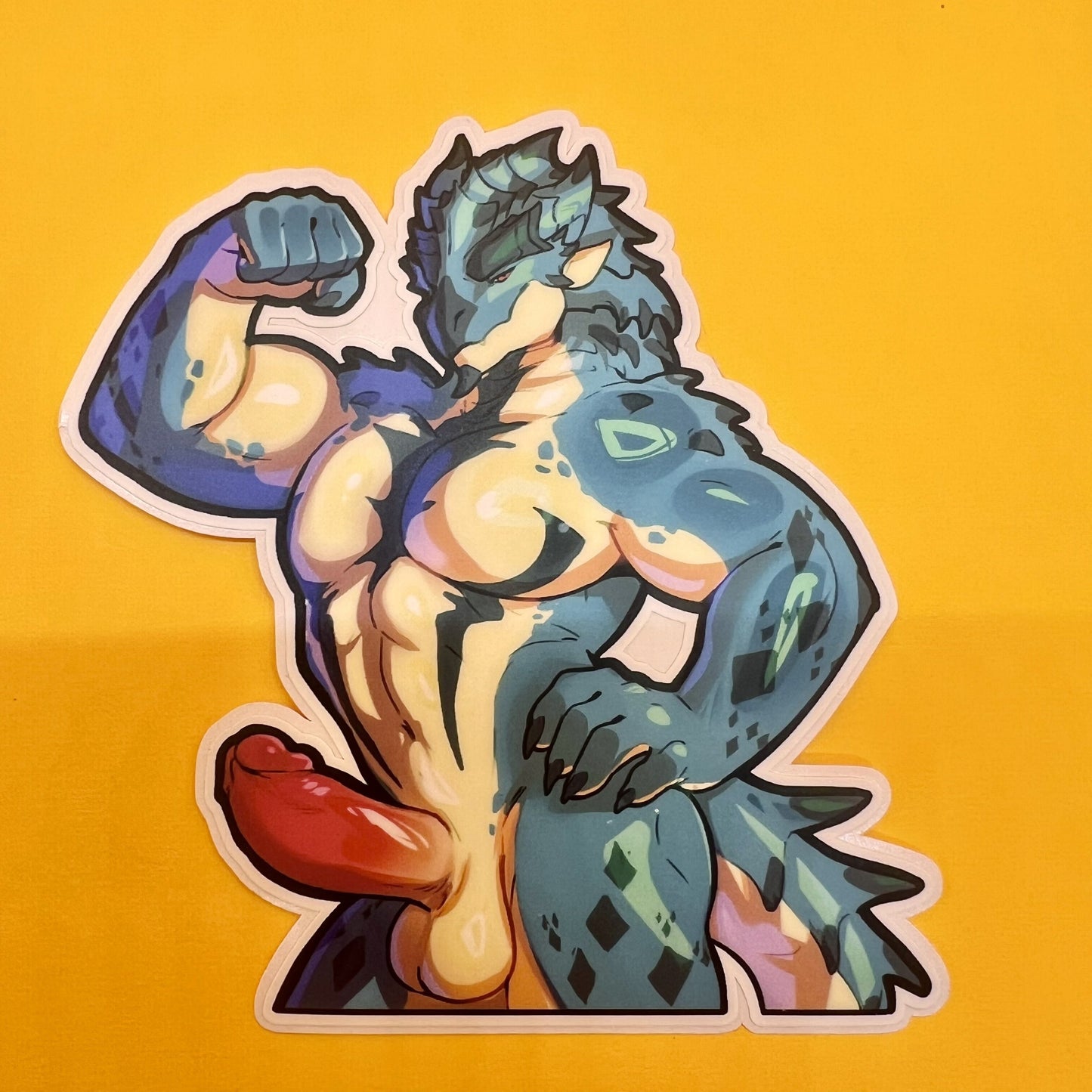 Rathalos boy sticker matte  4in || 10cm