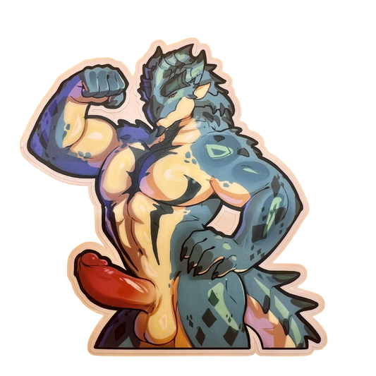 Rathalos boy sticker matte  4in || 10cm