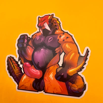 Barioth boy sticker matte  4in || 10cm