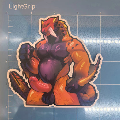 Barioth boy sticker matte  4in || 10cm