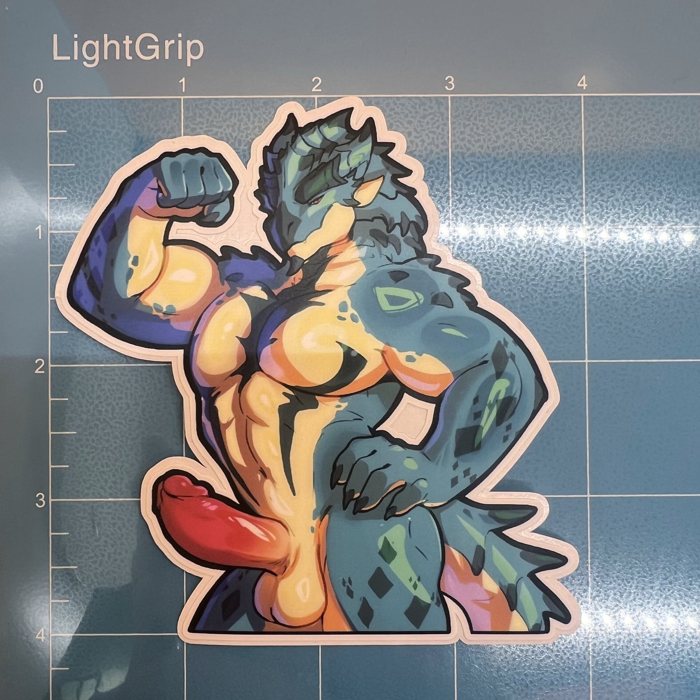 Rathalos boy sticker matte  4in || 10cm