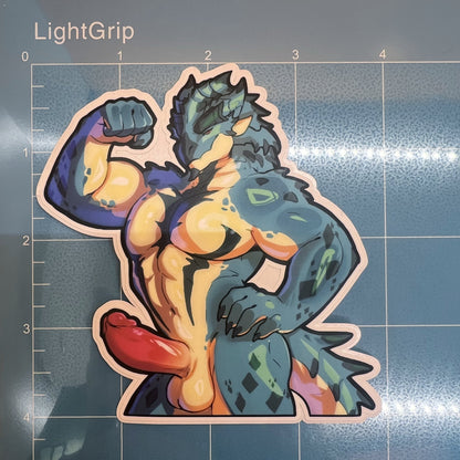Rathalos boy sticker matte  4in || 10cm