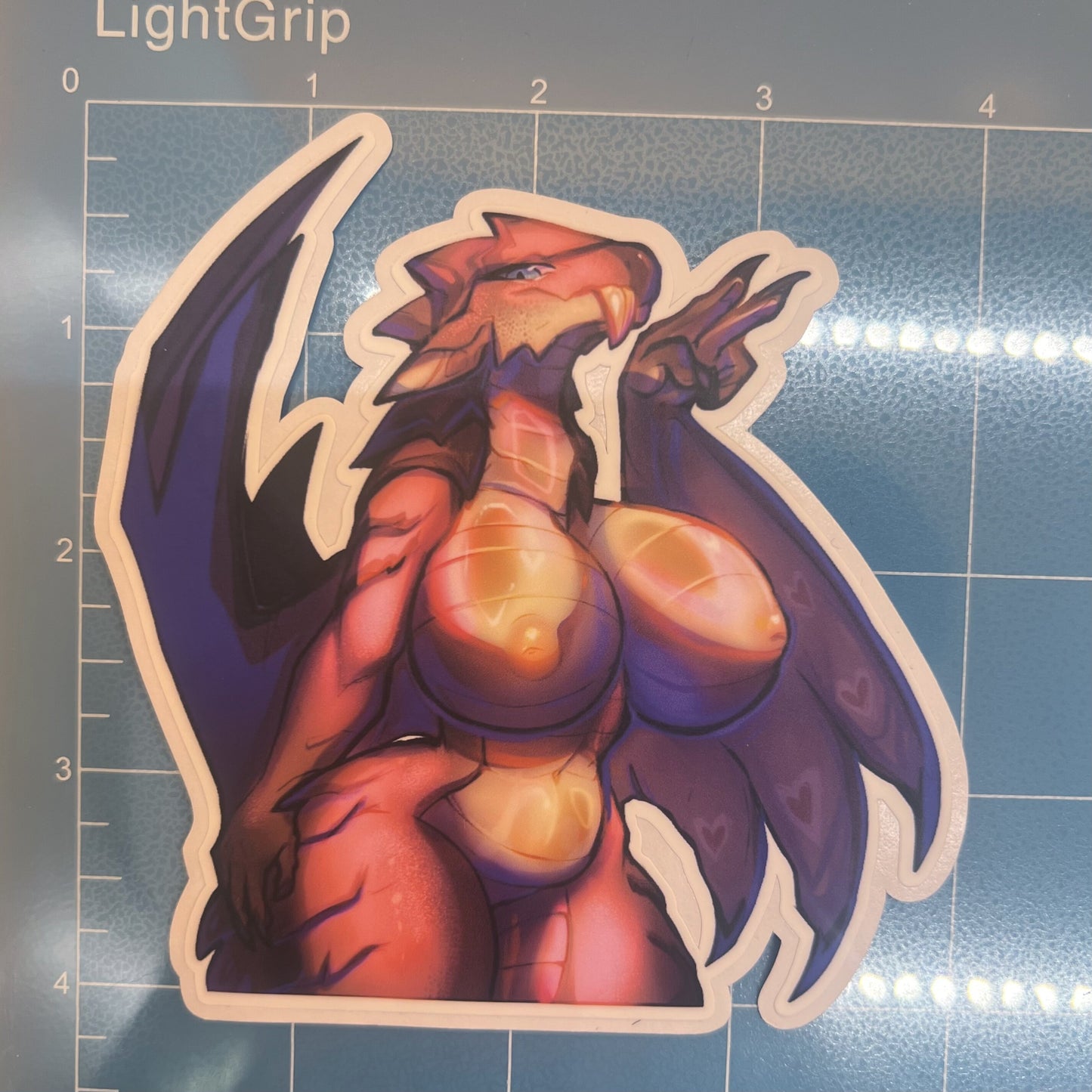 Rath pink booba matte sticker 4in || 10cm