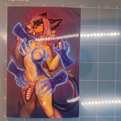 Grabby Ghost Hands Tori Nightstalker glossy art print  - small
