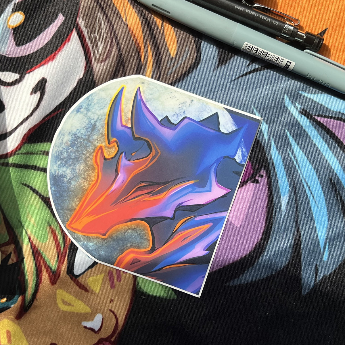 Voruna Warframe Wolf Vinyl Sticker: Water Resistant 4inch | 10cm