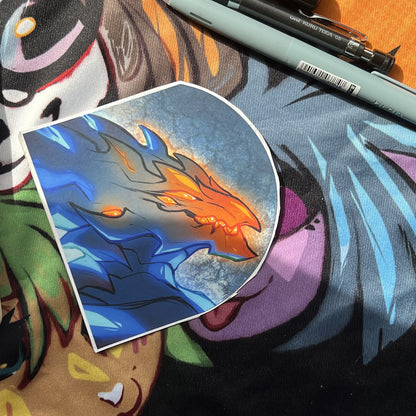 Voruna Warframe Wolf Vinyl Sticker: Water Resistant 4inch | 10cm