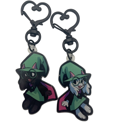 Deltarune Ralsei Double-Sided Keychain 1.5in | 3cm