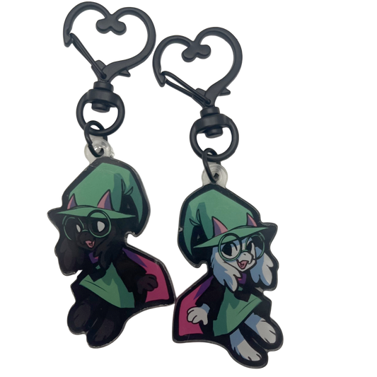 Deltarune Ralsei Double-Sided Keychain 1.5in | 3cm