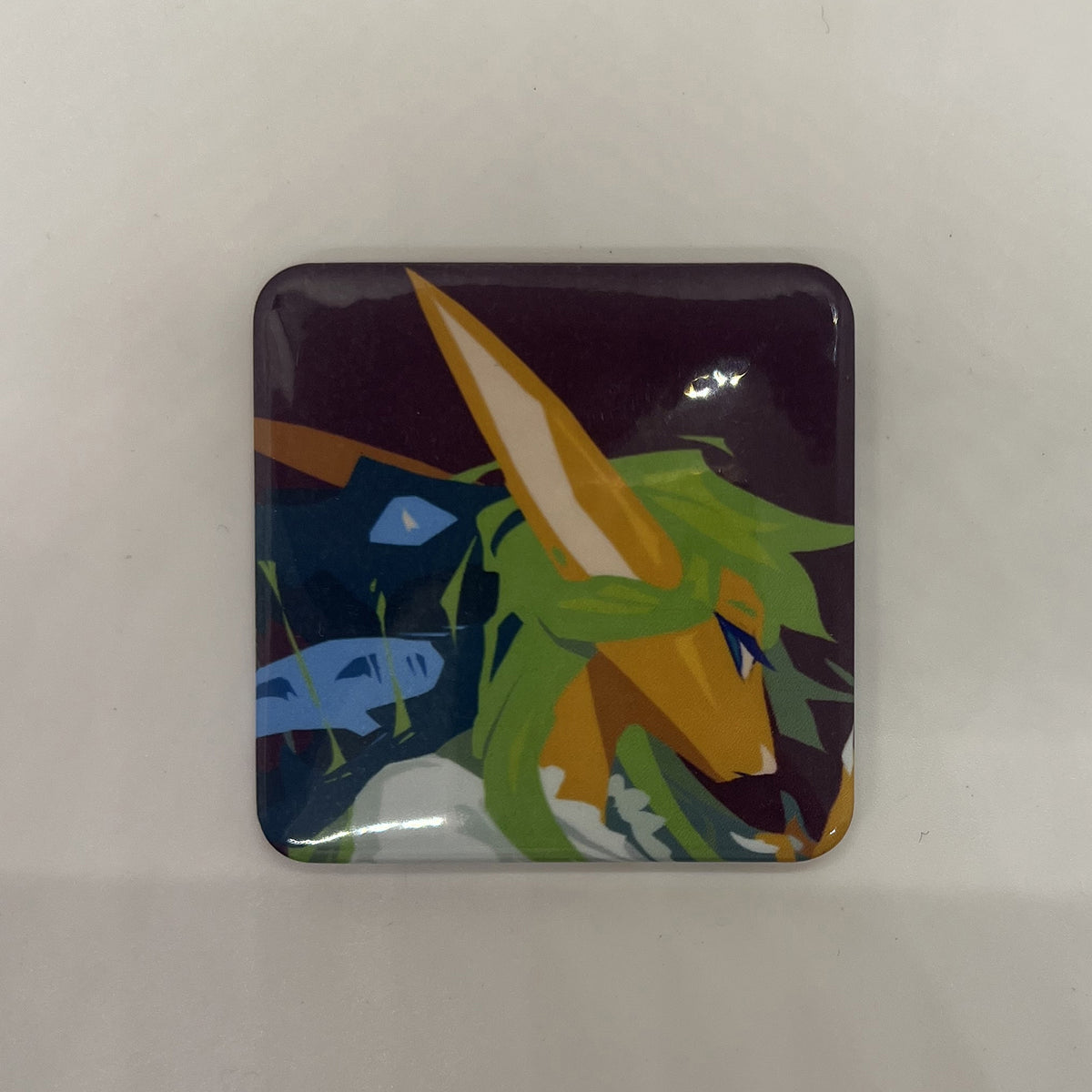 Elva Square Hard Fridge Magnet 2in | 5cm
