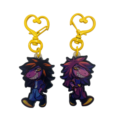 Deltarune Susie Double-Sided Keychain 1.5in | 3cm