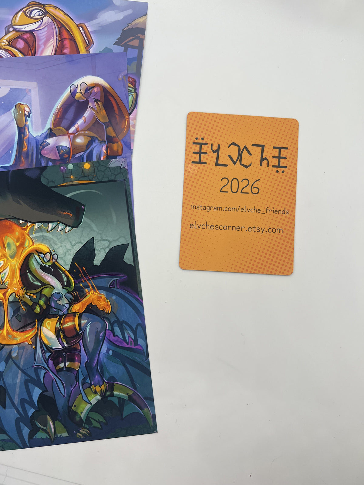 Fora Deity Yellow Snake Tiny Collectible Card Art Print: Matte 2.5x3.5 in | 63x88mm ATC TCG