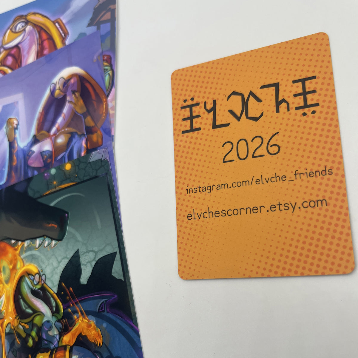 Fora Deity Yellow Snake Tiny Collectible Card Art Print: Matte 2.5x3.5 in | 63x88mm ATC TCG