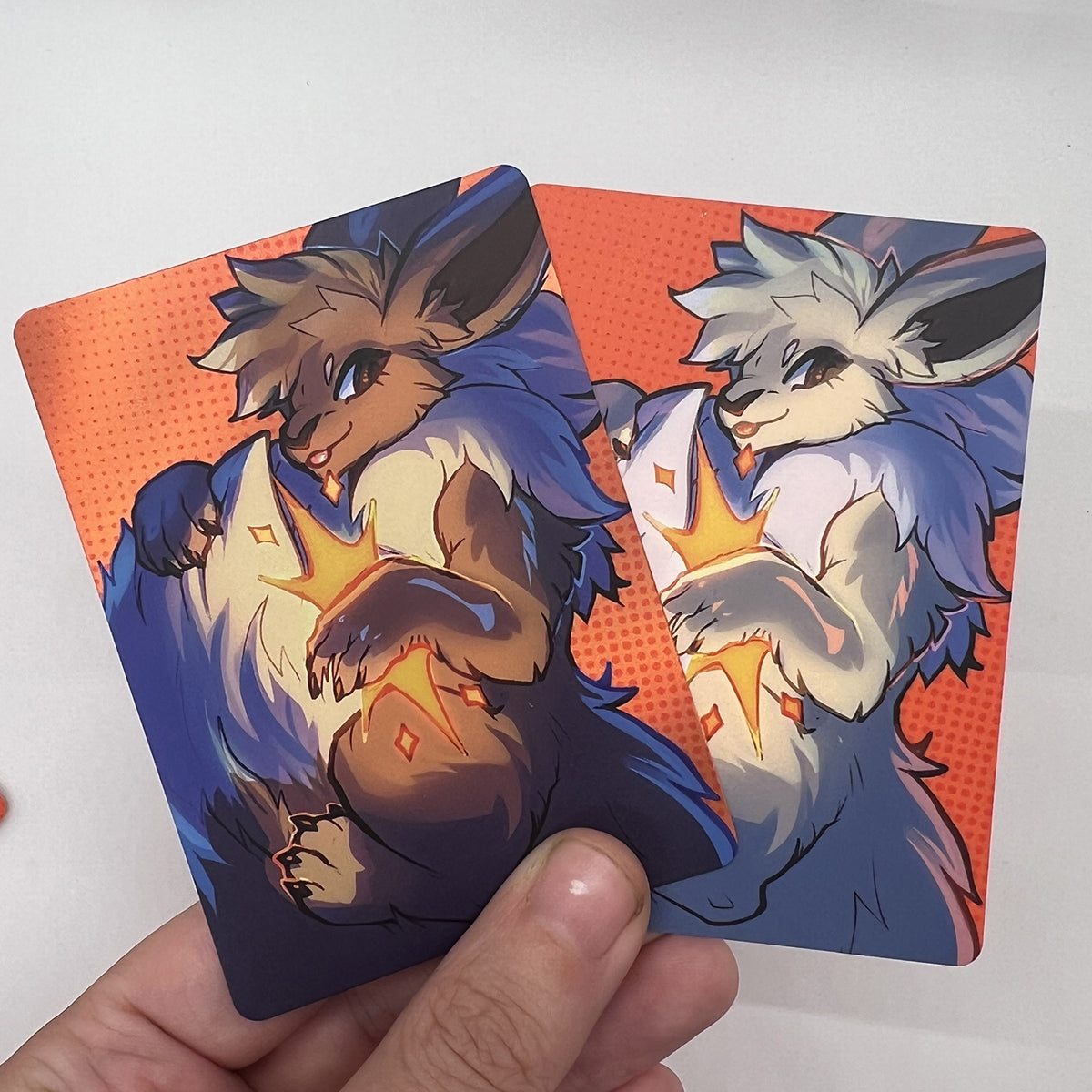 Pocket Monsters Eeveelutions Tiny Collectible Card Art Print: Matte  2.5x3.5 in  | 63x88mm ATC TCG