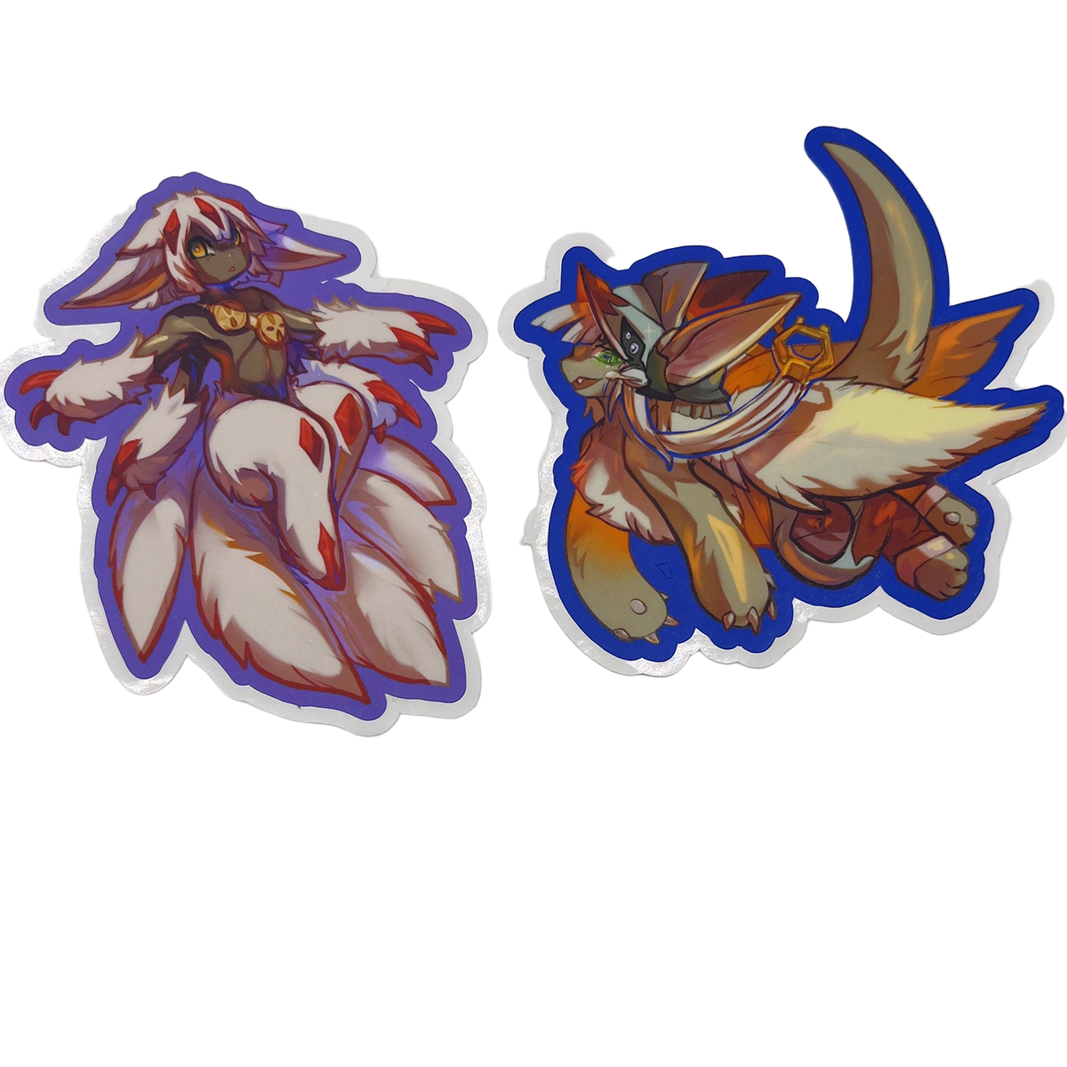 Faputa Nanachi Made in Abyss Vinyl Stickers: Water Resistant 4inch | 10cm