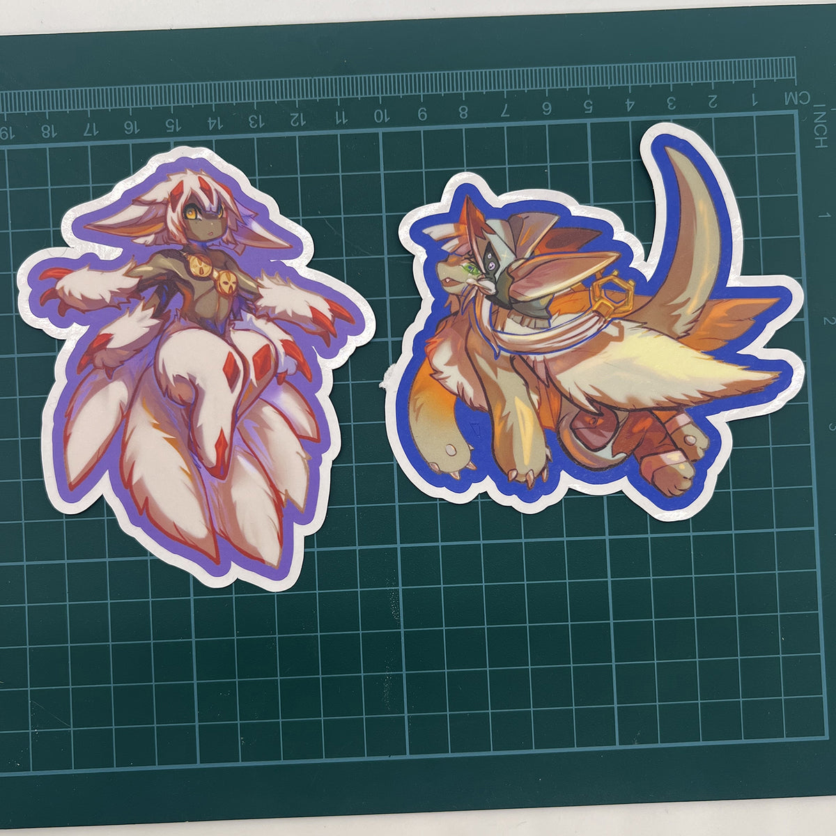 Faputa Nanachi Made in Abyss Vinyl Stickers: Water Resistant 4inch | 10cm