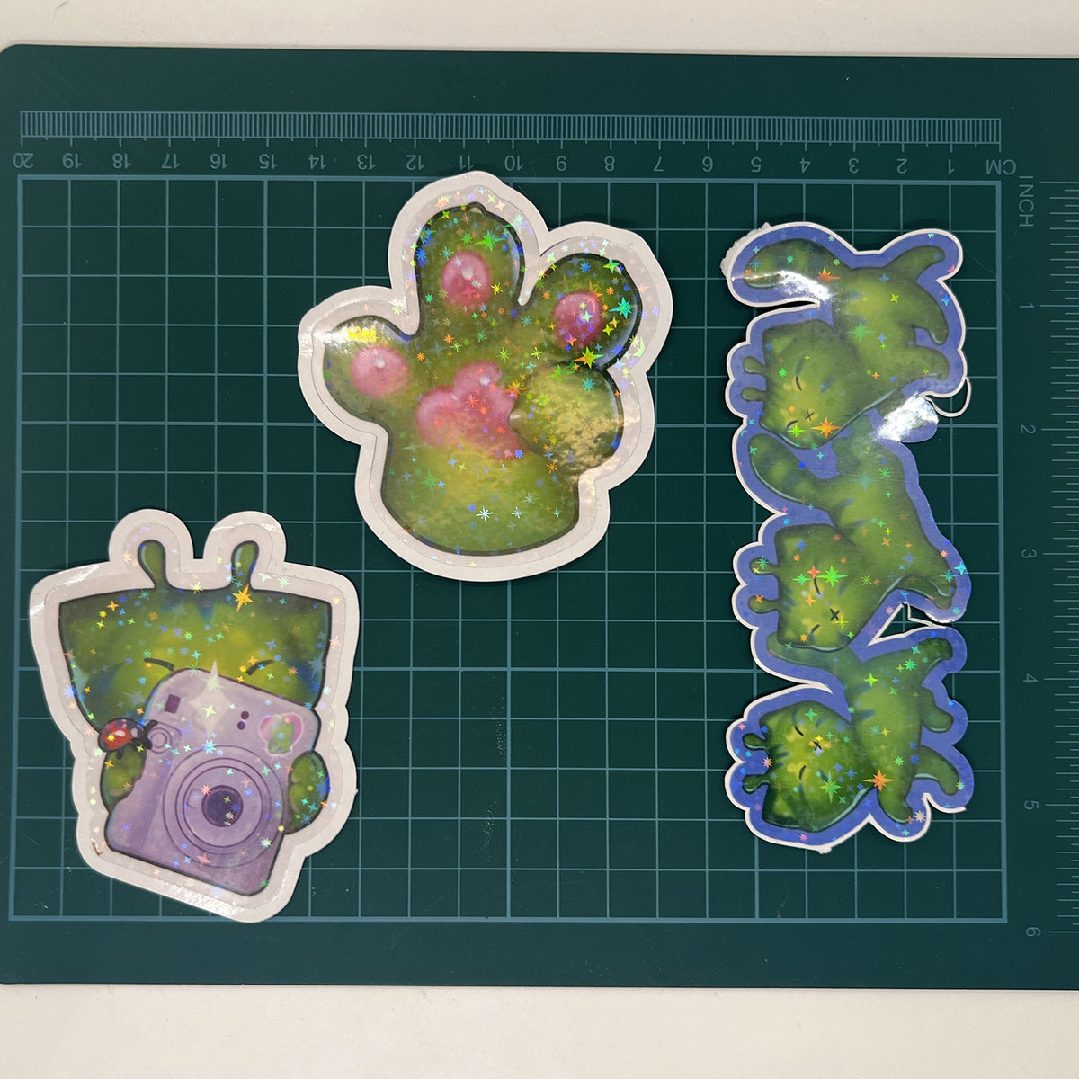 Walking Glorp Kitties Vinyl Sticker: Water Resistant 4inch | 10cm