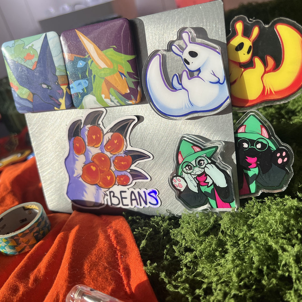 Beans Paws Holo Soft Fridge Magnet 3in | 7cm